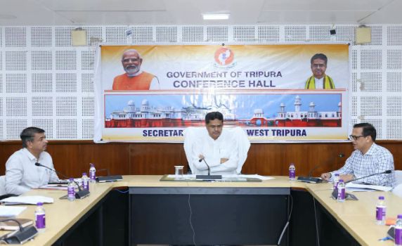 Tripura CM Dr Manik Saha reviews progress of proposed Medical College at Jolaibari.